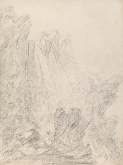 Der Wasserfall von Terni von Richard Wilson